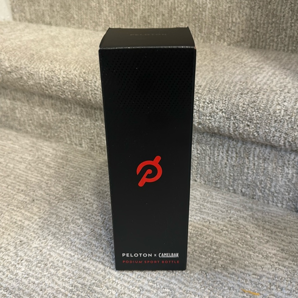 Peloton x Camelbak water bottle. It’s new in box, never opened.